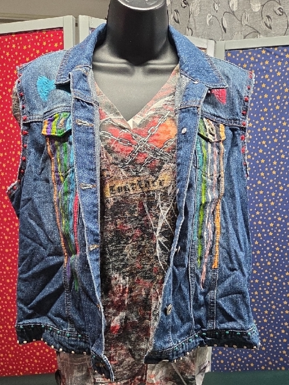 **Revo Light Blue Denim Jacket Label Detail** - Picture 3 of 5